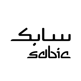 Zwart-wit logo Sabic