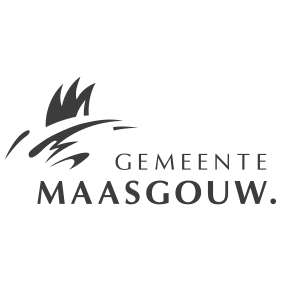 Zwart-wit logo Gemeente Maasgouw