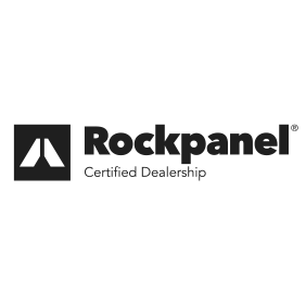 Zwart-wit logo Rockpanel